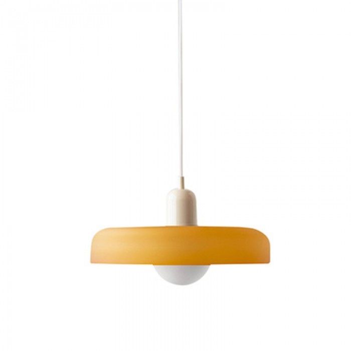Morandi Glass Disc Orb Pendant Lamp S85