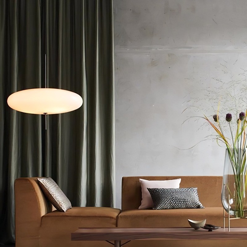 Modern Elliptical Shape Pendant Light