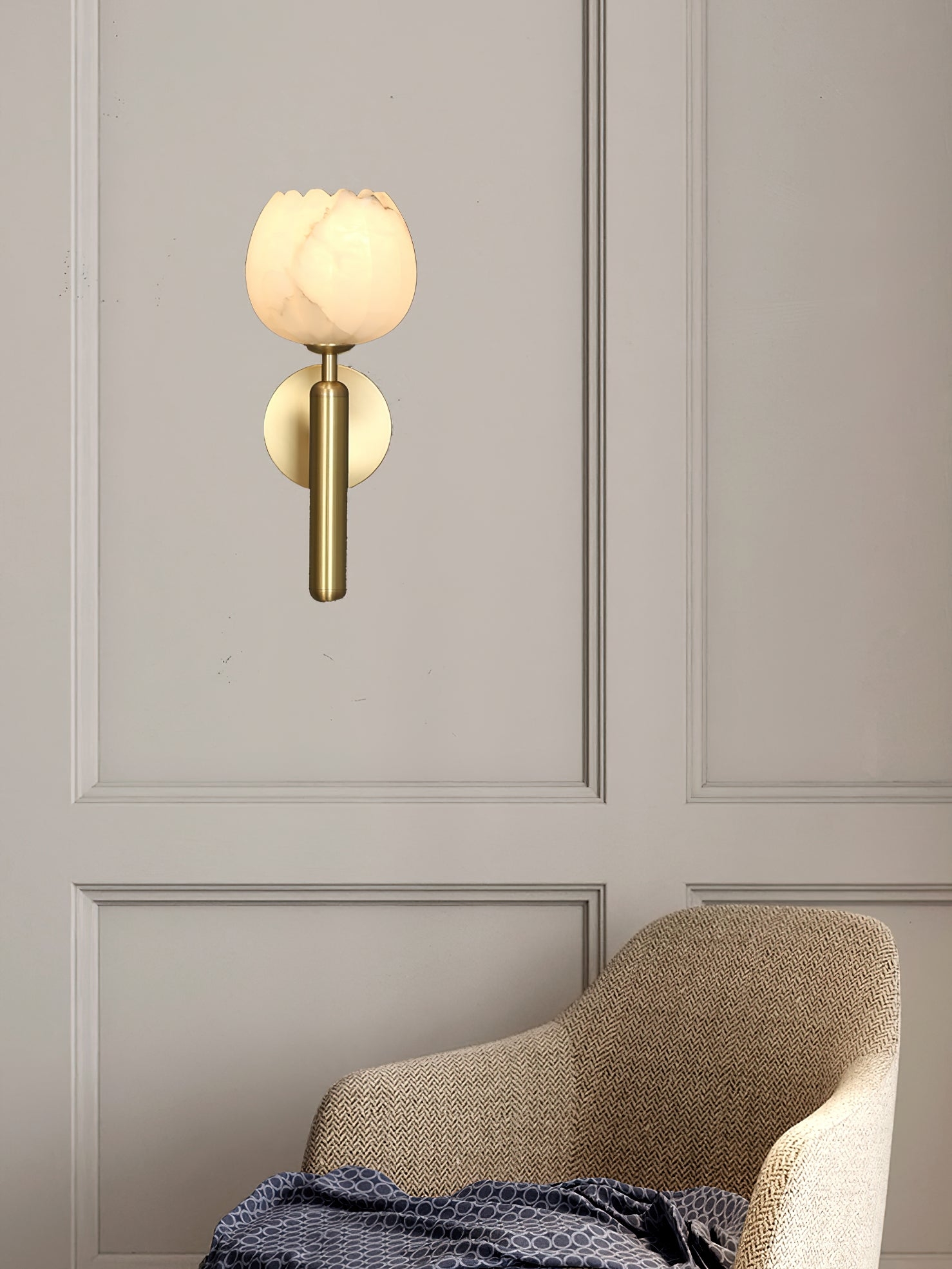 Mian Alabaster Wall Lamp D439