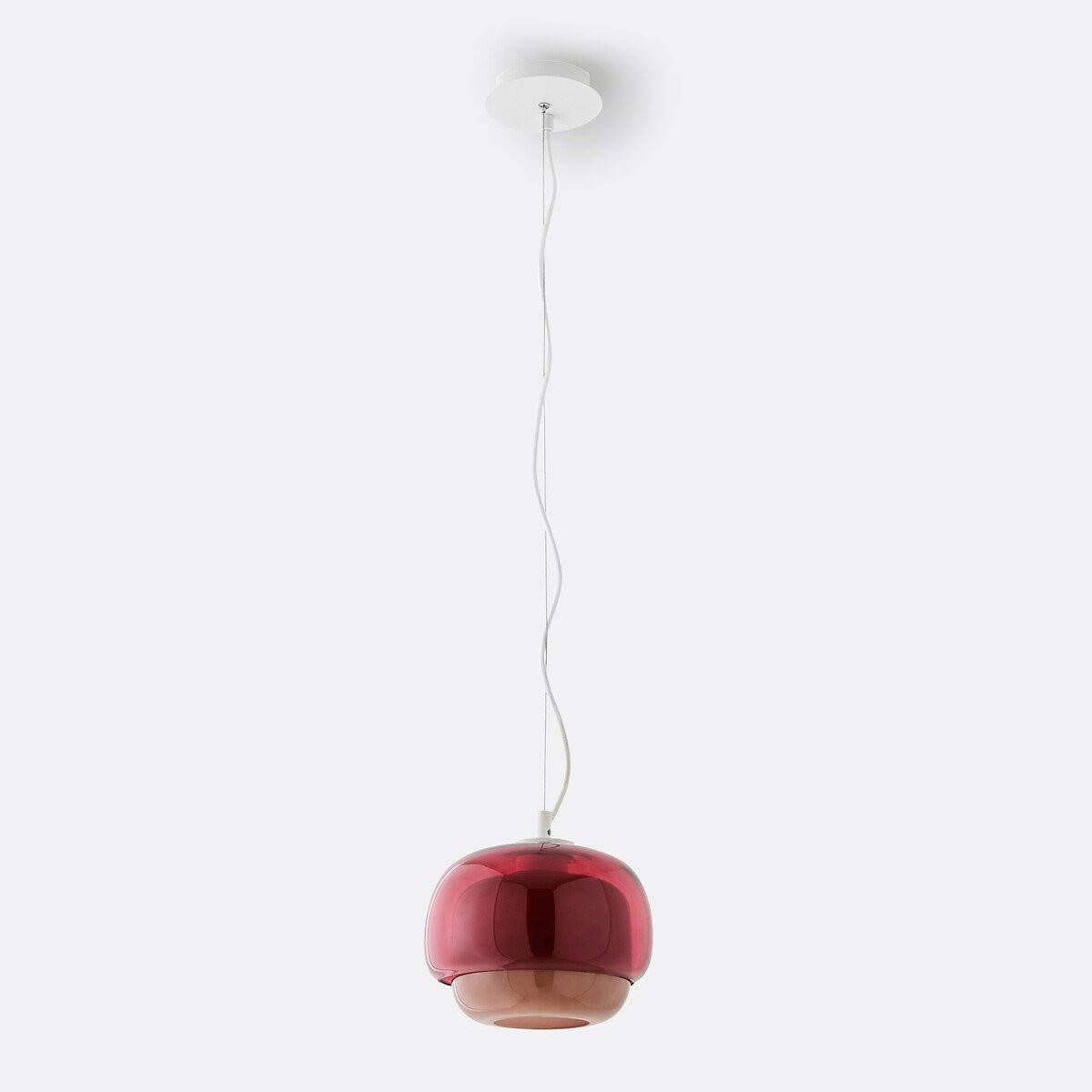 Clinco Modern Mushroom Pendant Light - Colored Glass Hanging Light T418