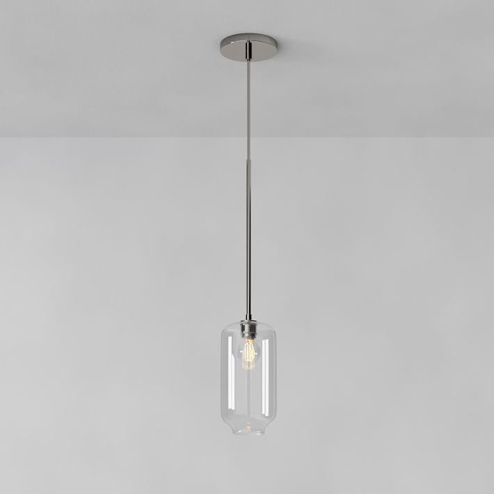 Lumivelle Pebble Pendant Light - Adjustable Glass Shade - Modern Lighting T243