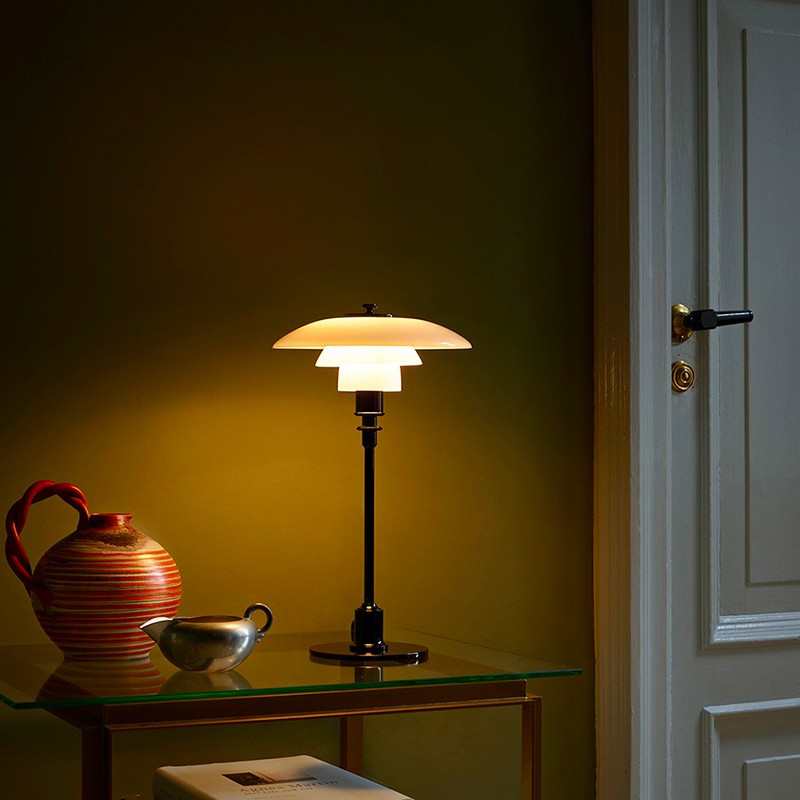 Danish Disc Multilayer Metal Table Lamp
