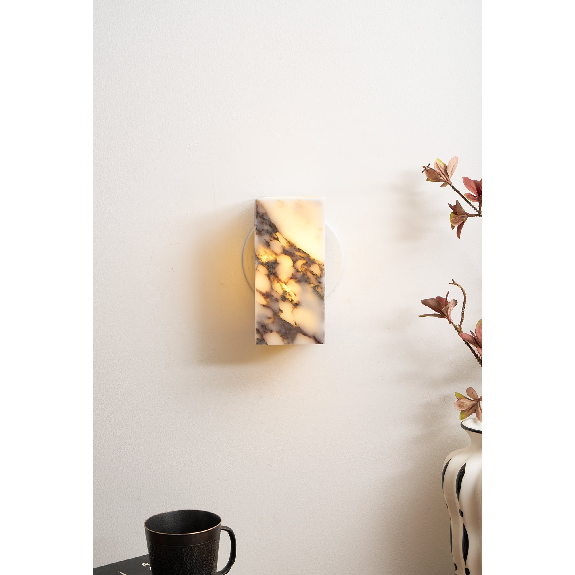 Square Marble Wall Lamp D625