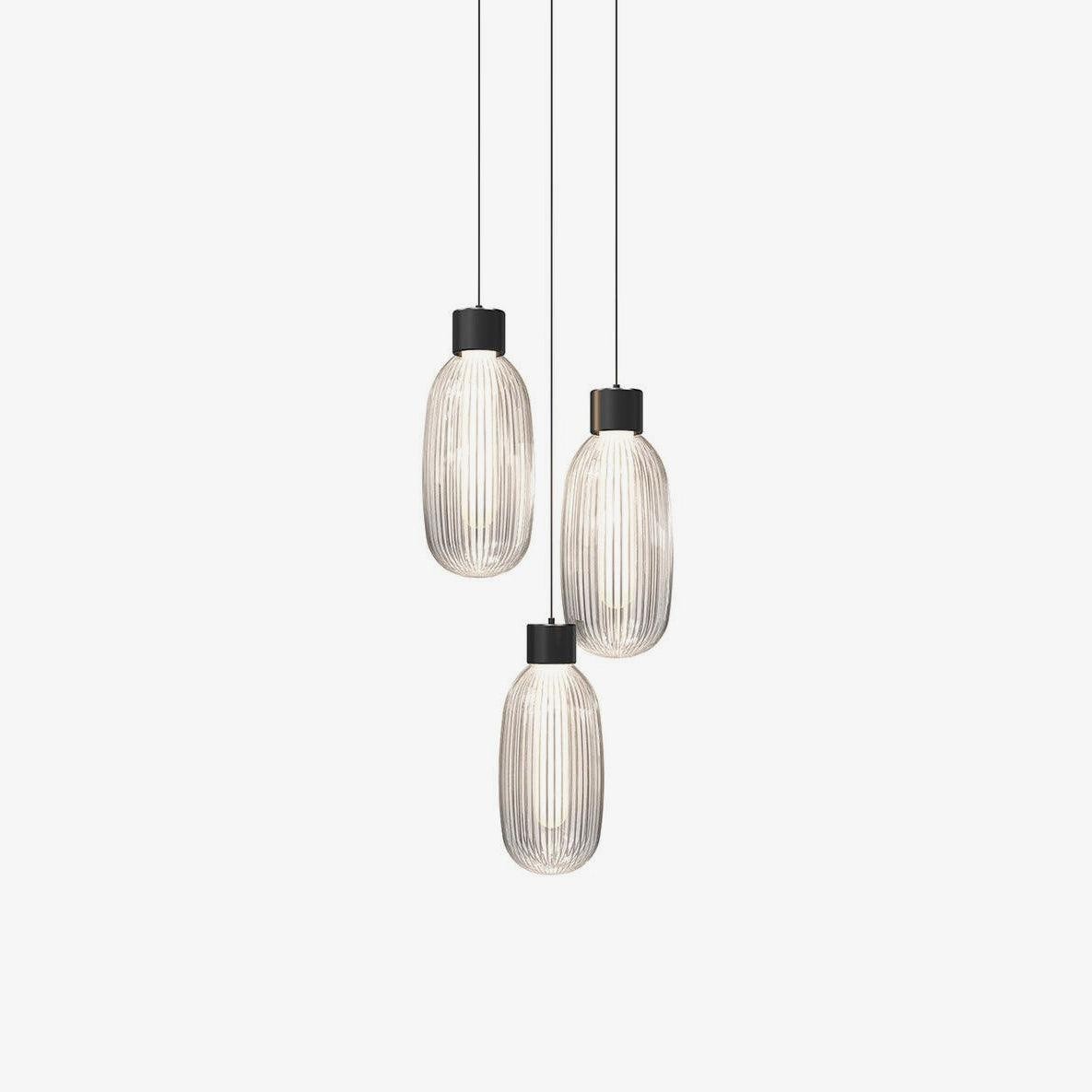 Nordic Striped Lantern Pendant Lamp M469