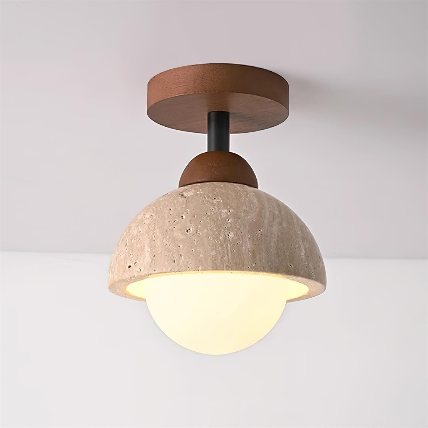 Vintage Travertine Aisle Ceiling Lamp M266