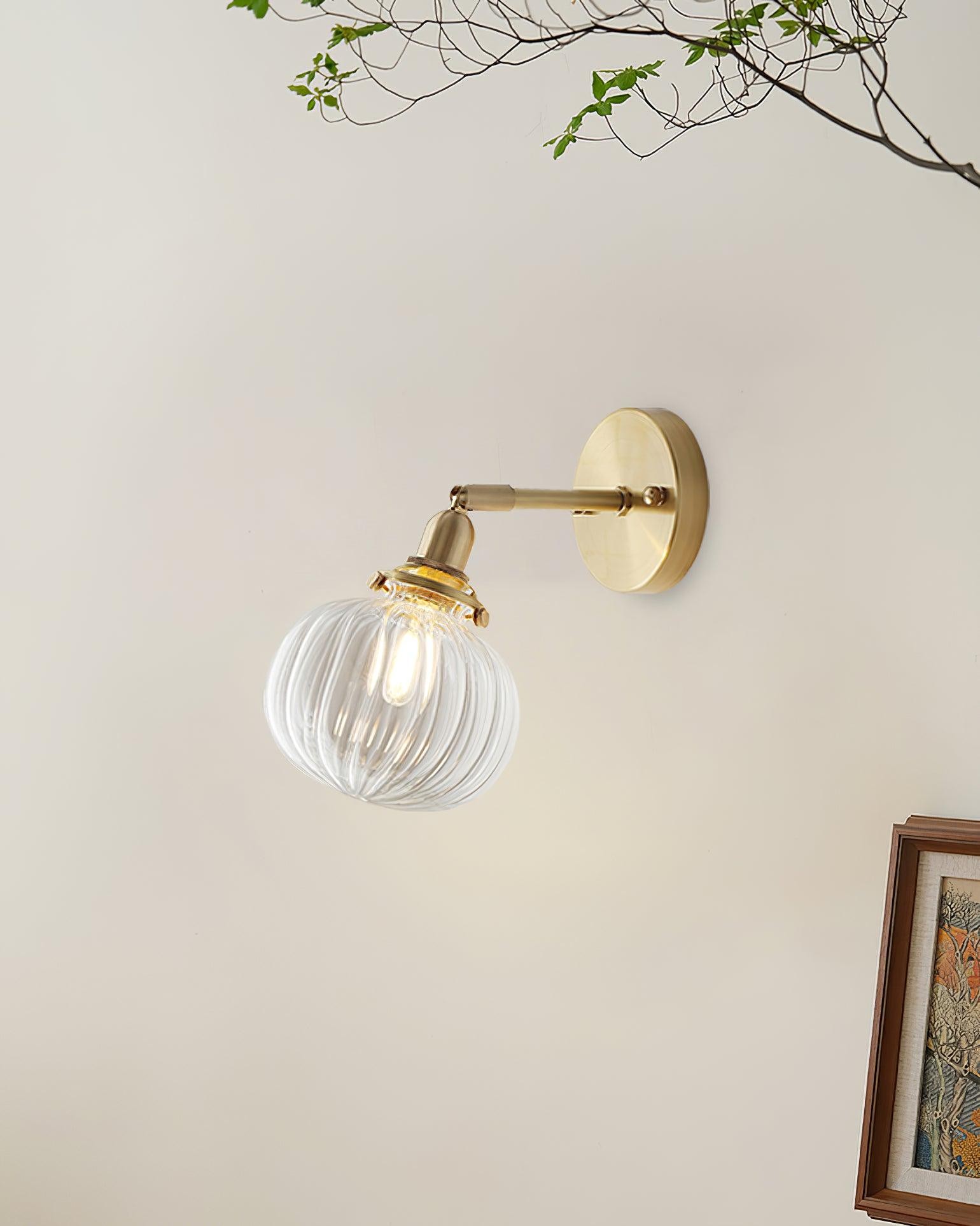 Simple Hallway Entrance Pumpkin Pattern Wall Lamp M210