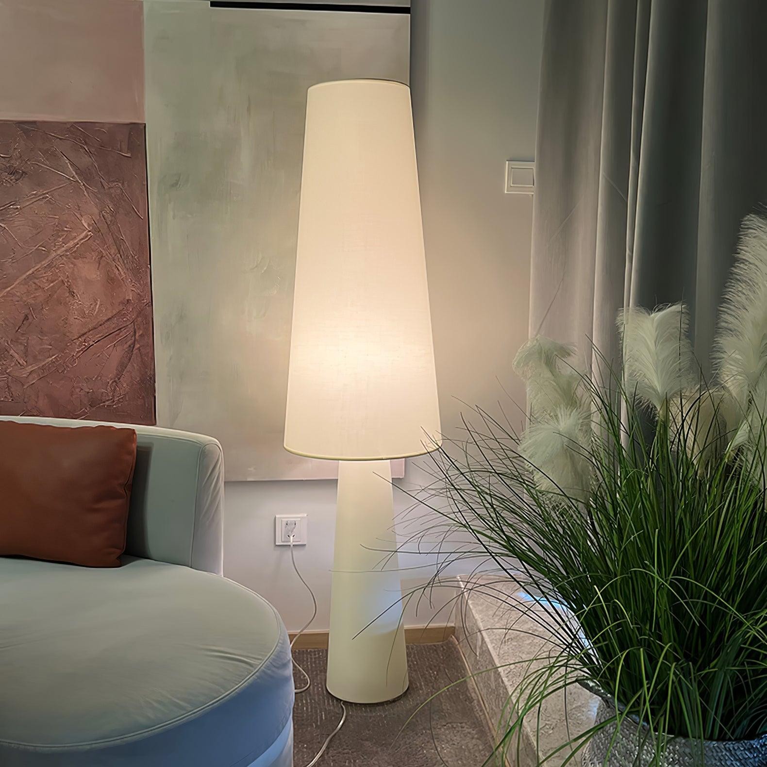 Column Fabric Floor Lamp Suitable For Living Room M76