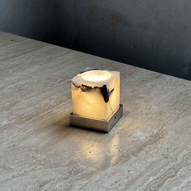 Cube Marble Table Lamp D574