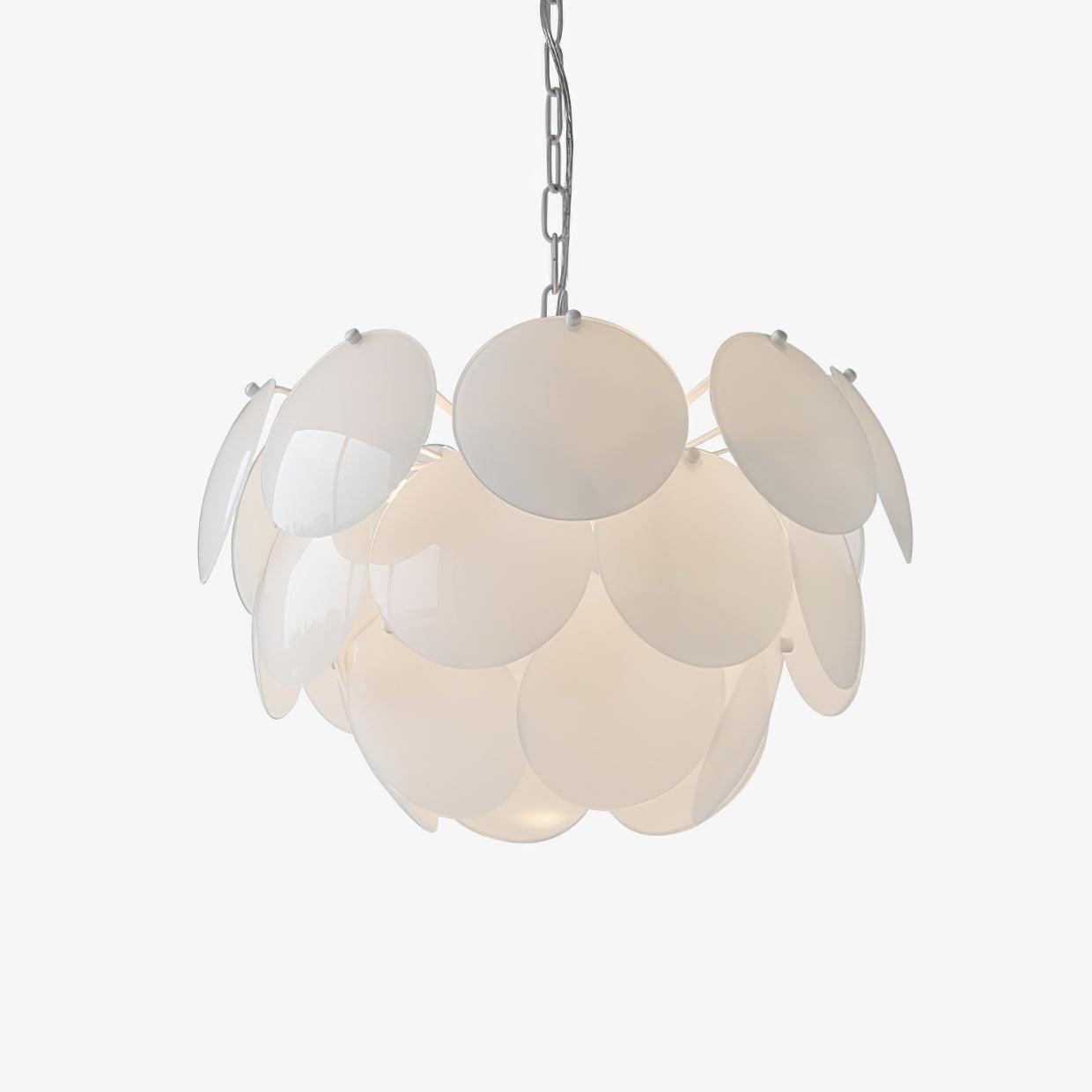 Luxury Fashion Luminous Petal Glass Chandelier M54
