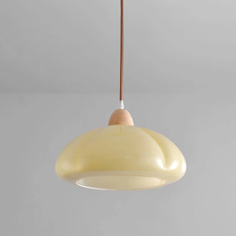 Medieval Creamy Pumpkin Pendant Lamp S108