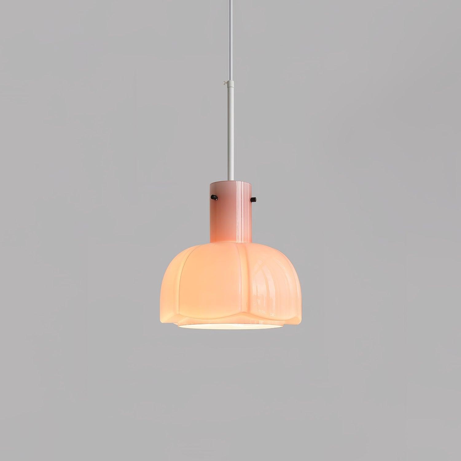 Medieval Style Glass Bud Pendant Lamp M457