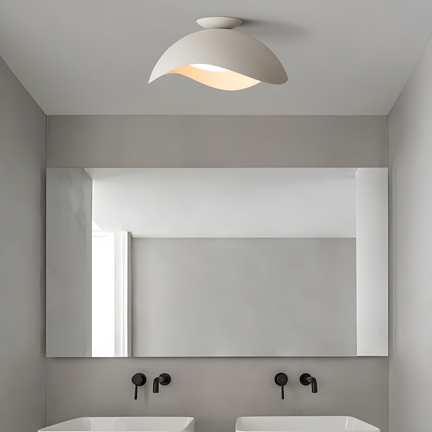 Simple Wave Ceiling Light M23