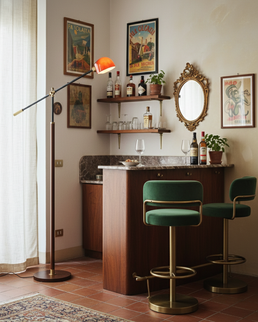 Heritage Swing Floor Lamp D316