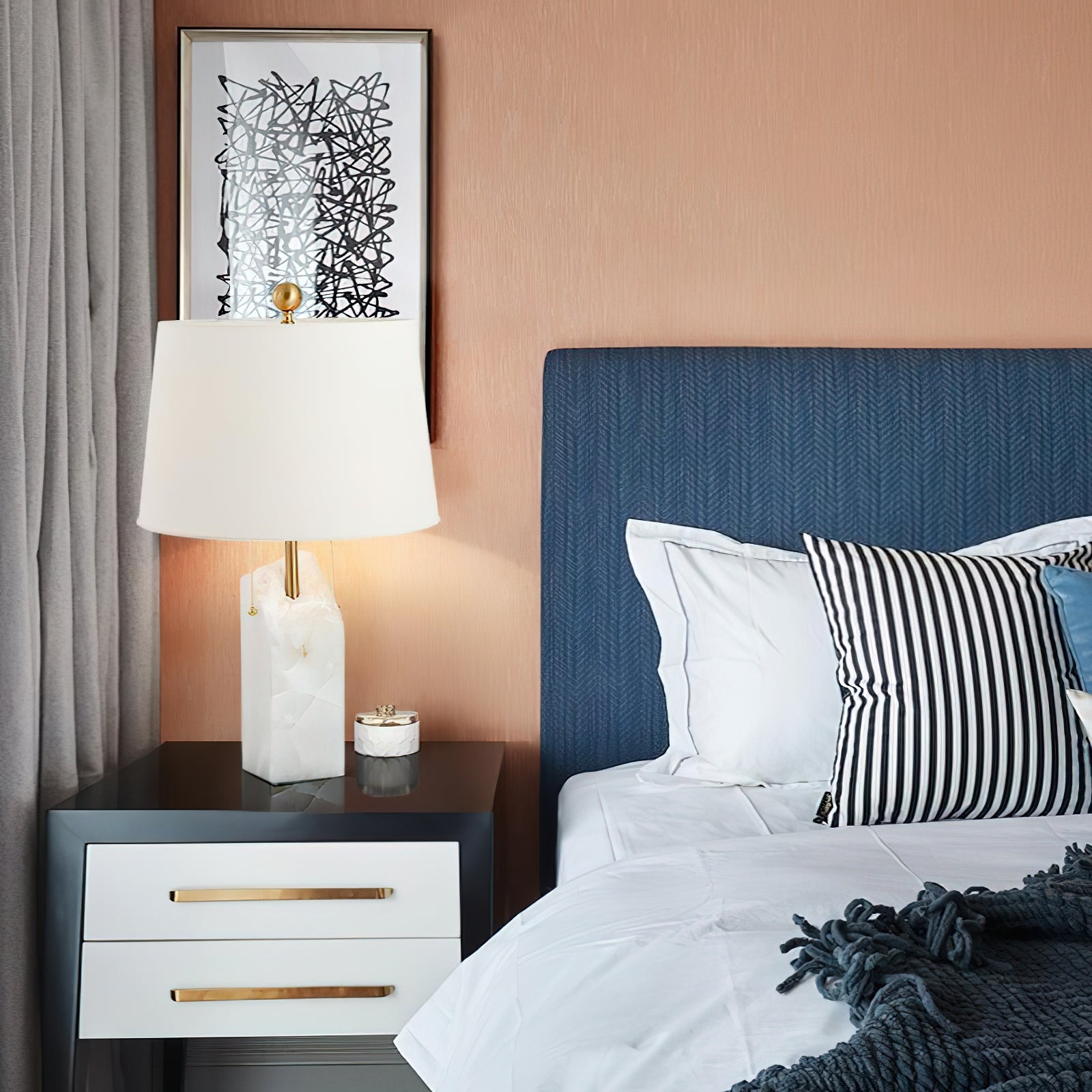Raw Alabaster Table Lamp D502