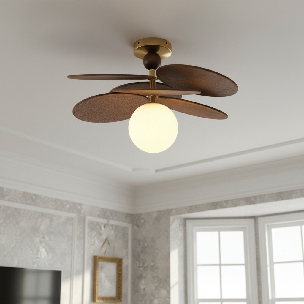 Orrise Overlapping Blade Design Ceiling Light - Contemporary Decorative Light for Interiors T519