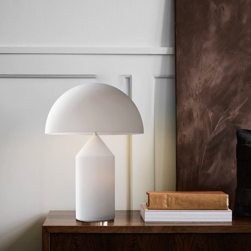 Modern Mushroom Metal Table Lamp for Bedroom