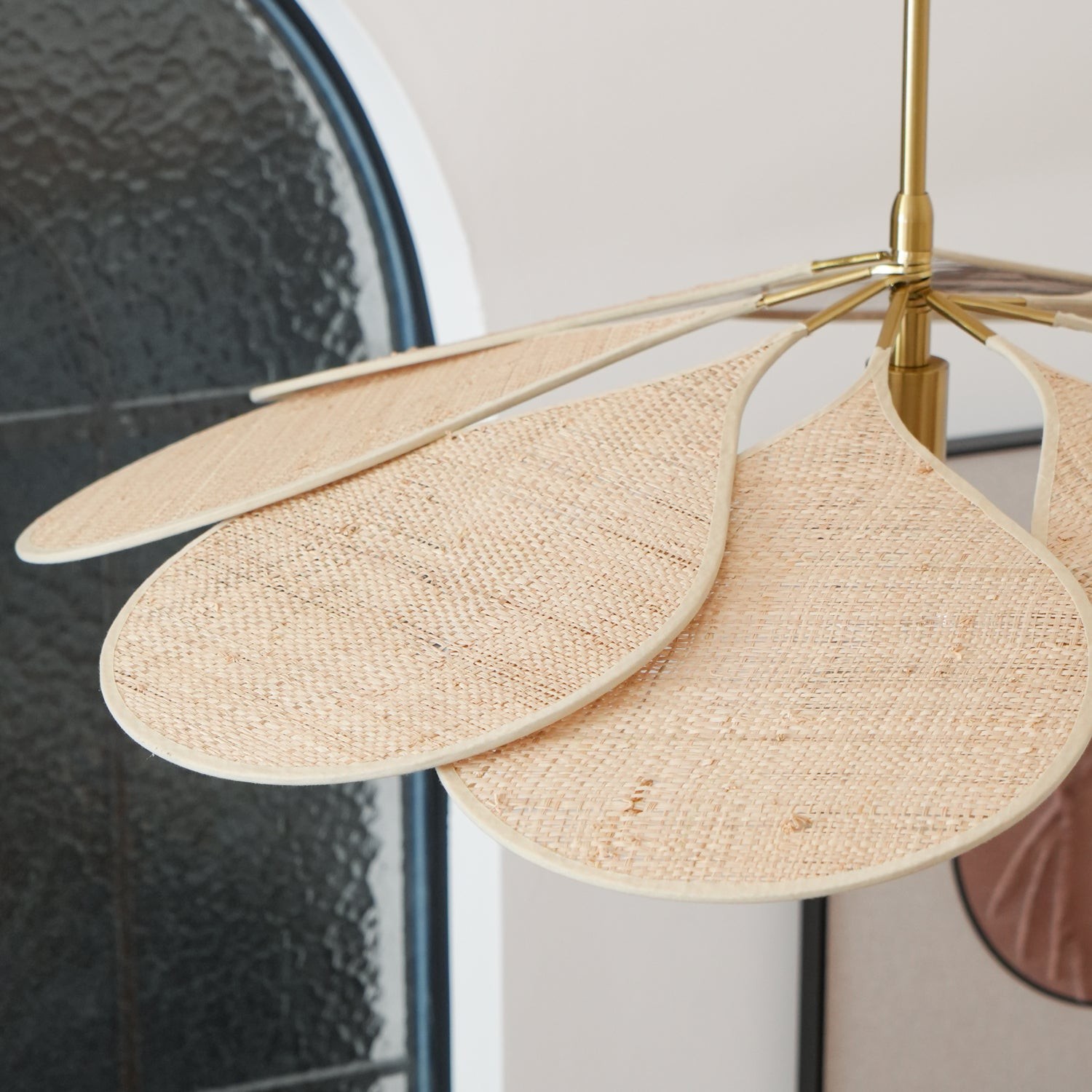 Petals Bloom Rattan Pendant Lamp M532