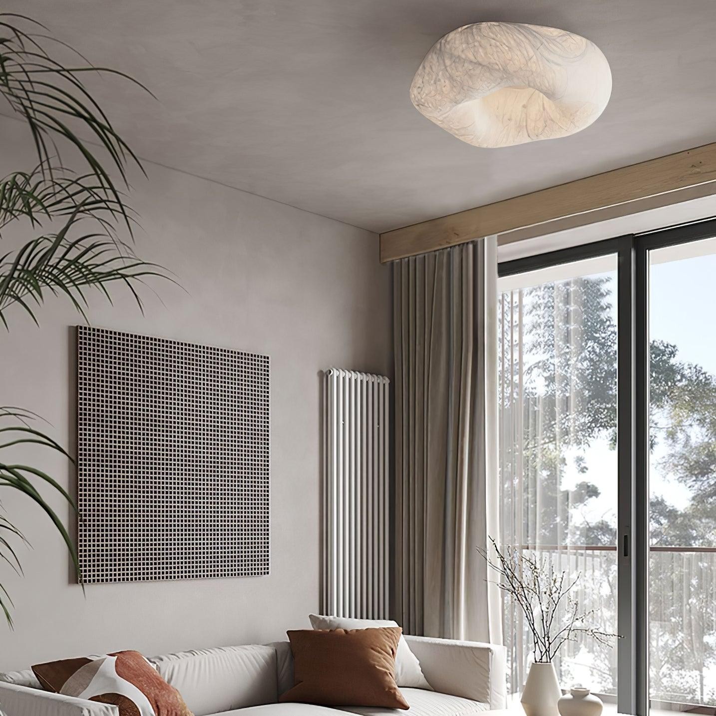 Modern Simple Silk LED Living Room Ceiling Lamp M294