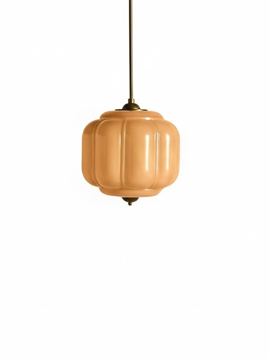 Eloise Vintage Glass Chandelier - Milk Glass Home Accent T289