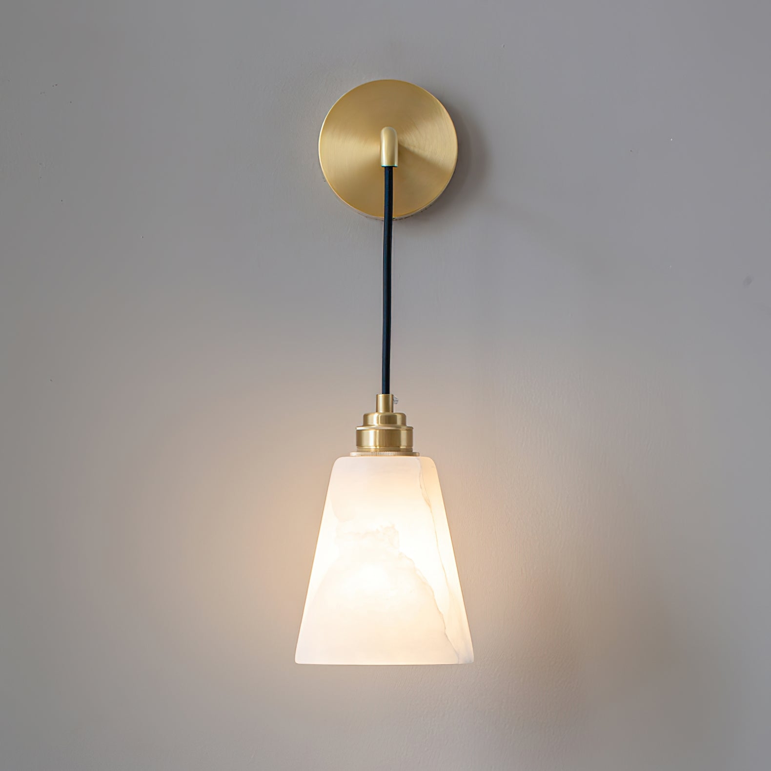 Droplet Alabaster Wall Lamp D403