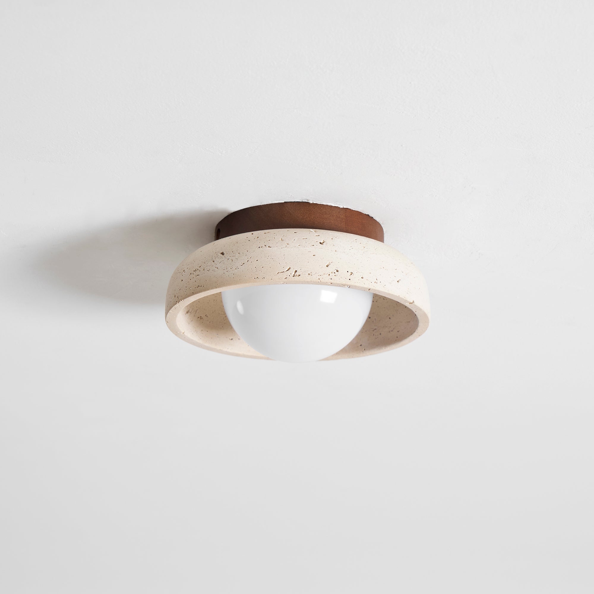 Piedra Travertine Ceiling Lamp D682