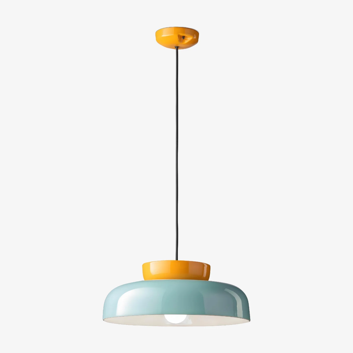 Fiesta Colorful Bowl-Shaped Ceramic Pendant Light for Dining Room T068