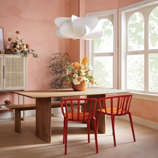 Havion Minimalist Pendant Lamp with Polymer Shade – Adjustable Height for Dining Rooms T065