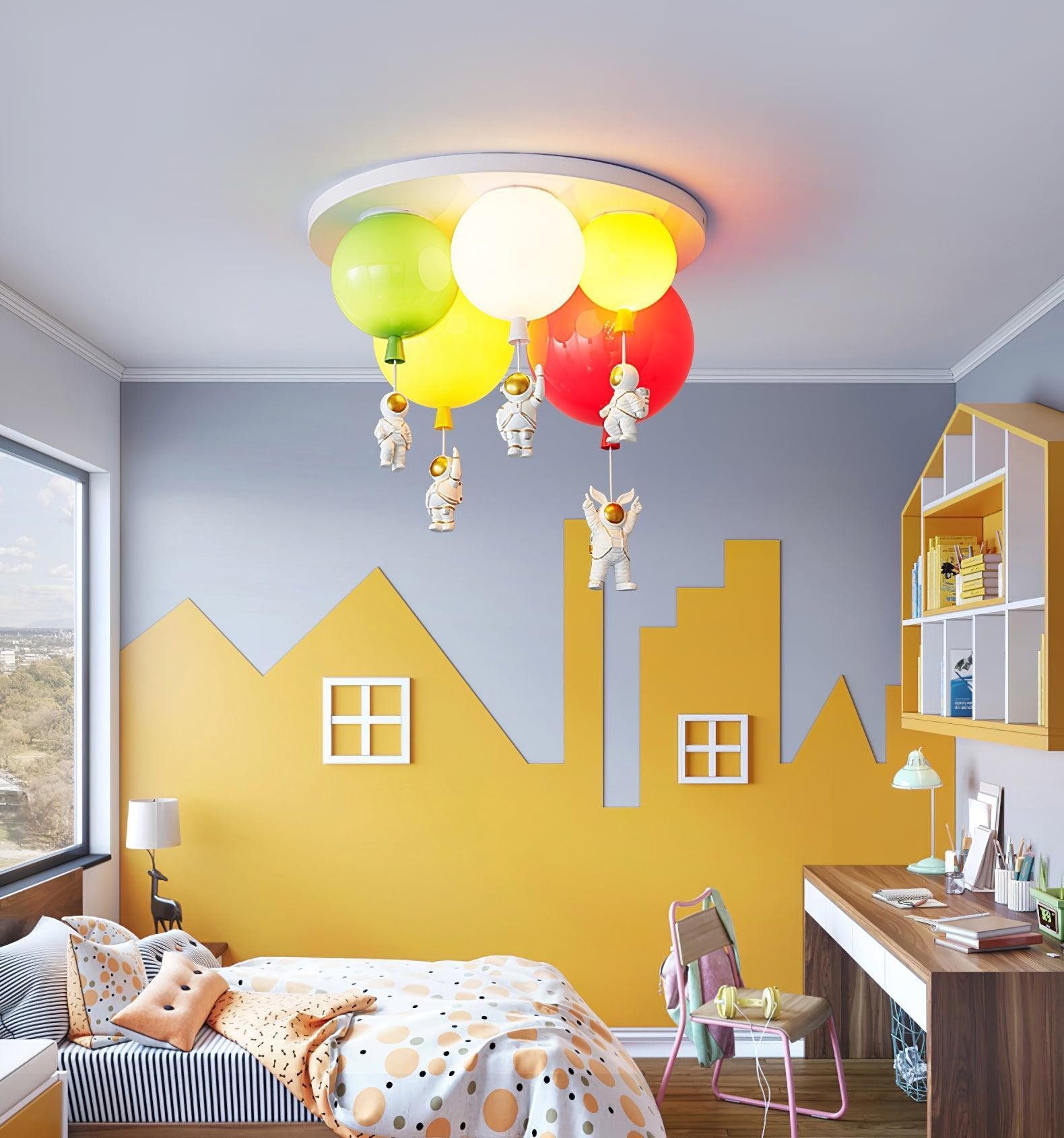 Astronaut Glossy Balloon Ceiling Lamp M494