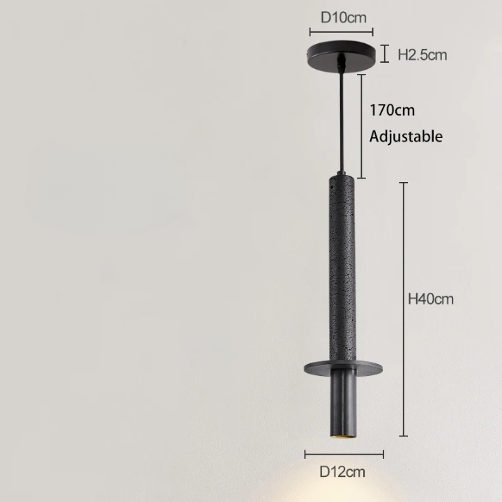 Nordic Modern Travertine Pendant Light D911