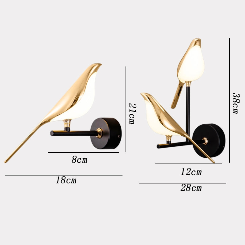 LumiVogel - Modern Bird Shape Lamp D770