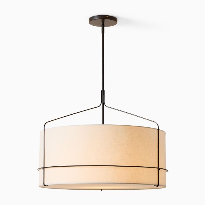 Horelia Pendant - Industrial Ceiling Light with Dark Bronze Metal T246