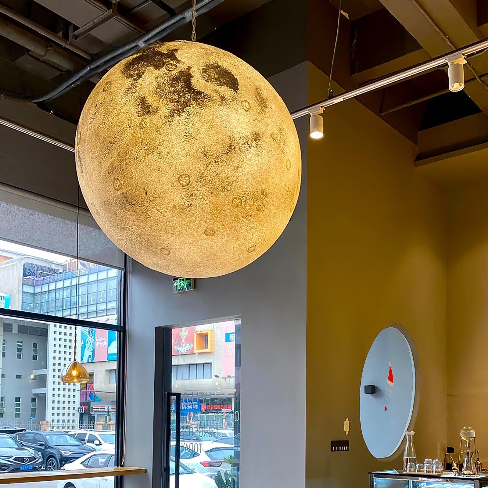 Planetary White Moon Chandelier Suitable For Living Room M98