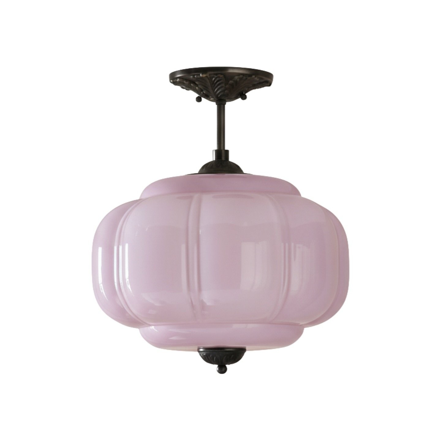 Eloise Vintage Glass Chandelier - Milk Glass Home Accent T289