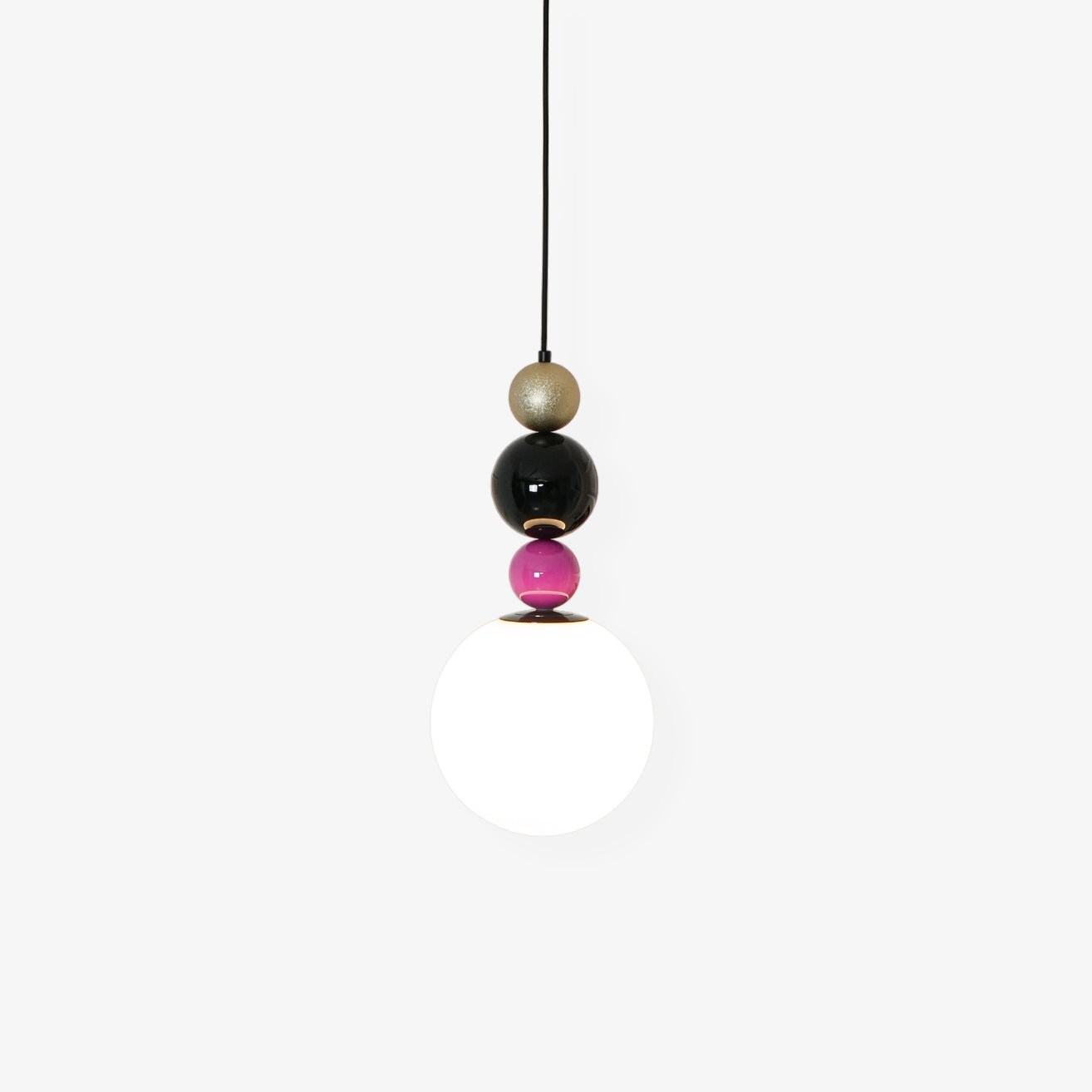 Round Balls Stacking Pink Pendant Lamp M522