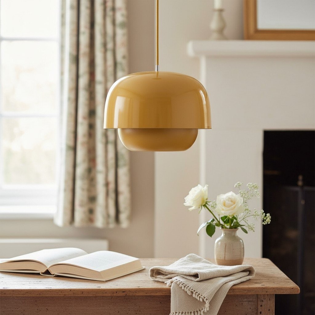 Clinco Retro-Modern Metal Pendant - Dual Shade Dome Light T413