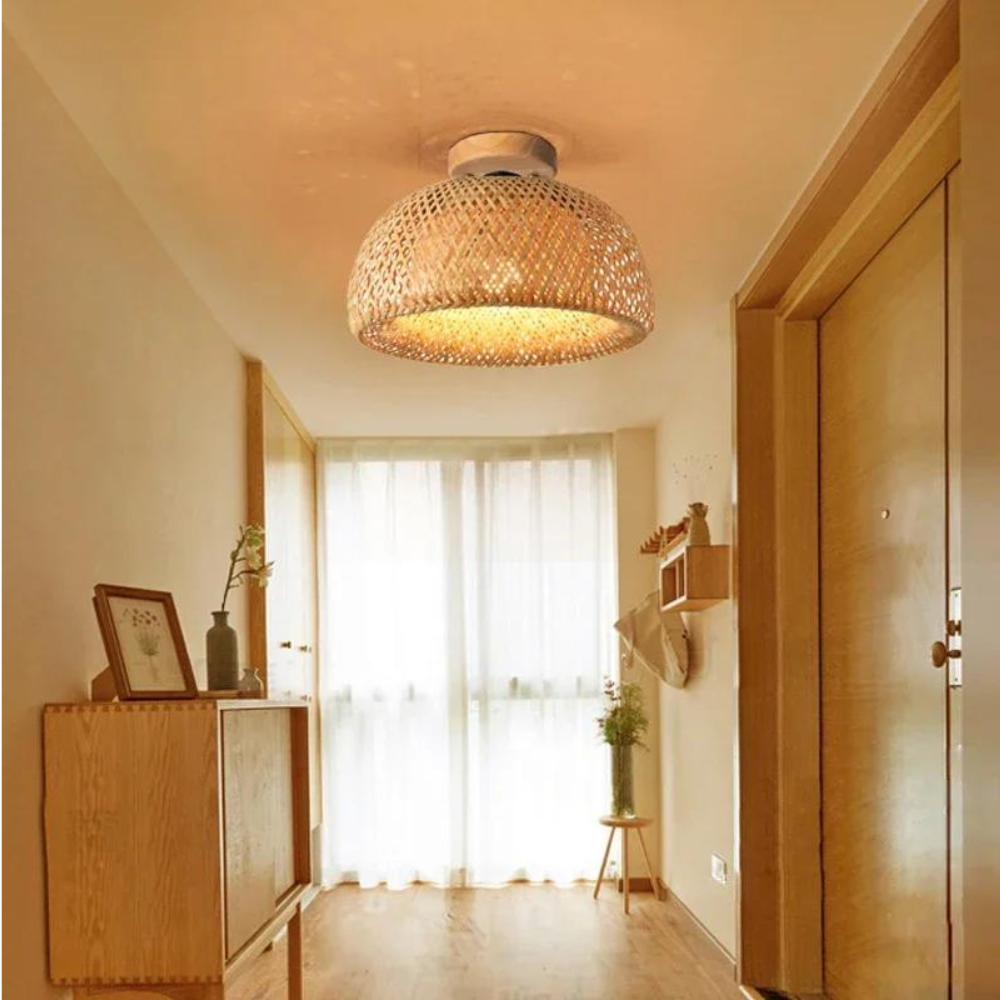 The Luminous Refuge Bamboo Ceiling Light D869