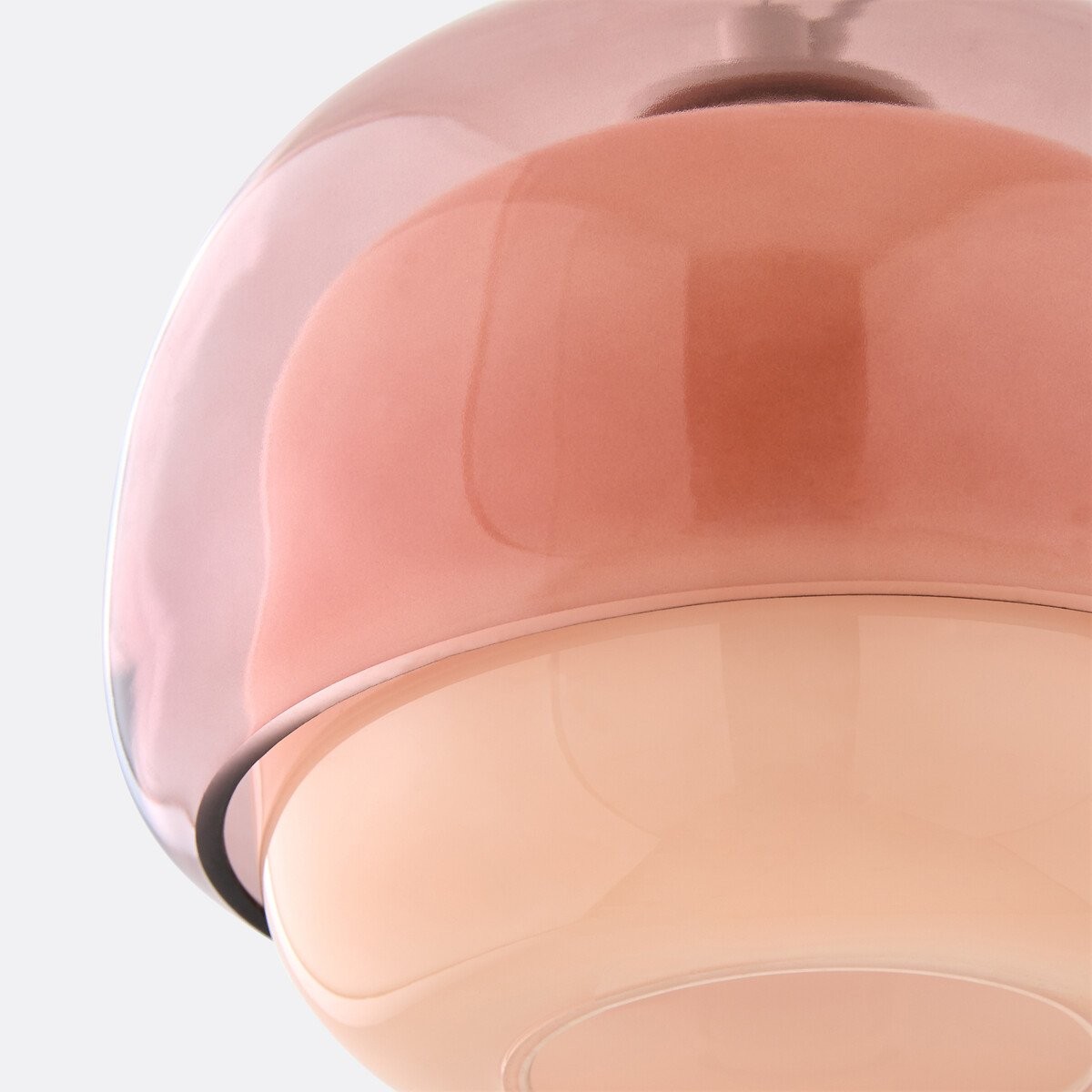 Clinco Modern Mushroom Pendant Light - Colored Glass Hanging Light T418