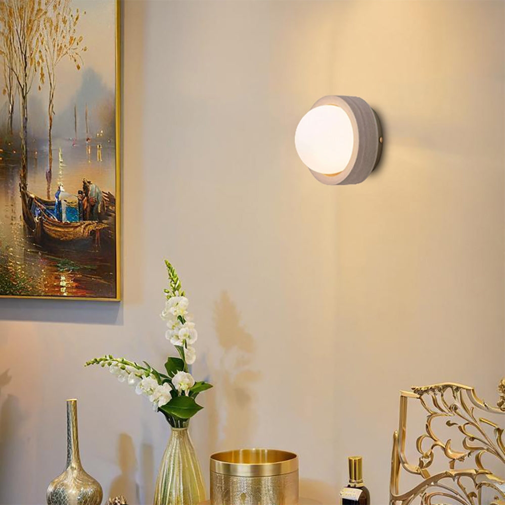 Pearla Travertine Wall Lamp D655