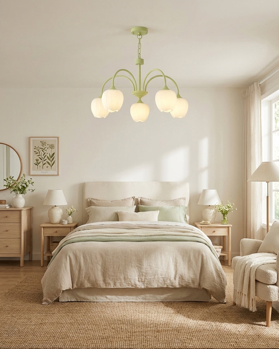 Tulip Matcha Chandelier D364