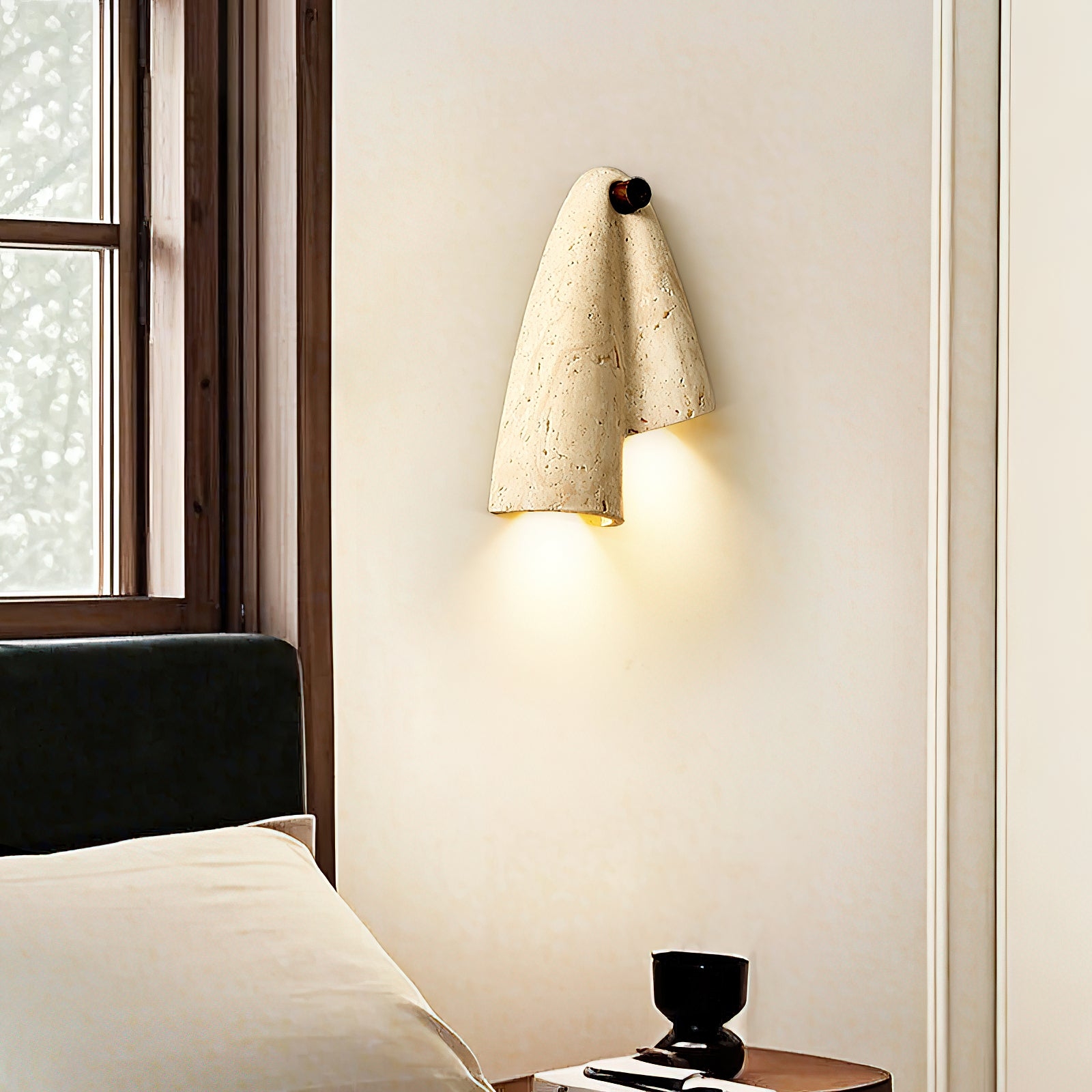 Pearlmont Travertine Wall Lamp D764