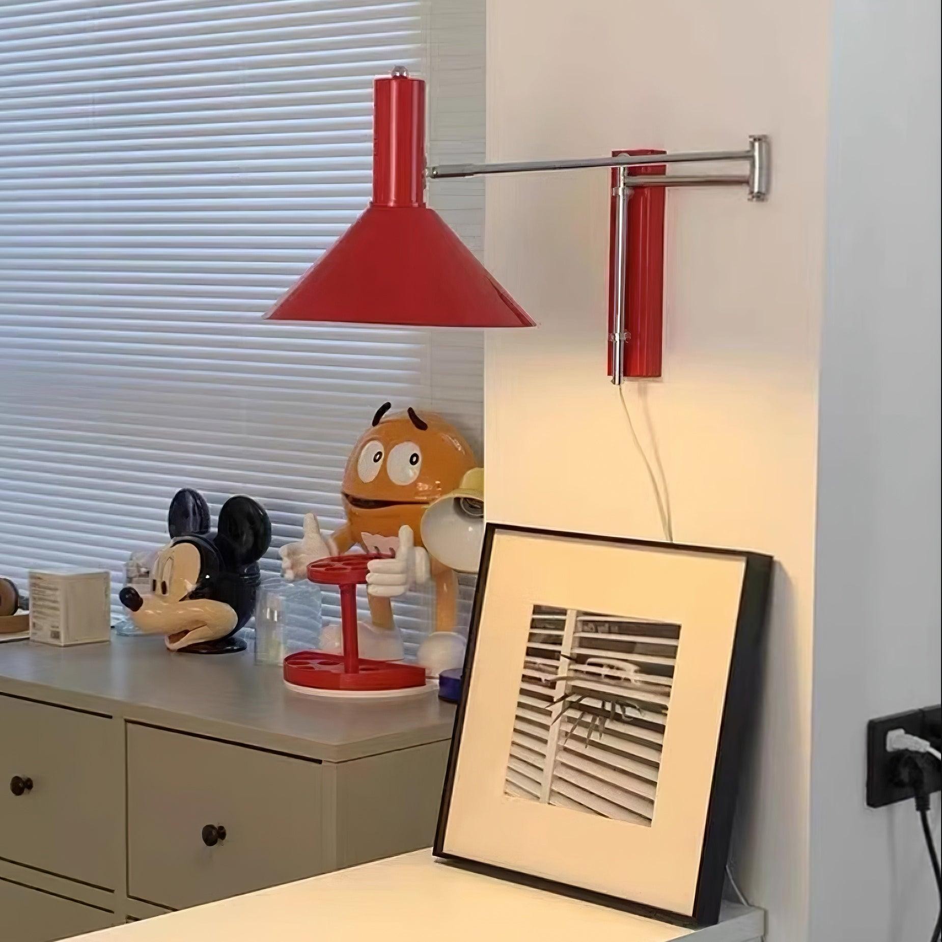 Classic Modern Swing Arm Adjustable Bedside Reading Wall Lamp M119