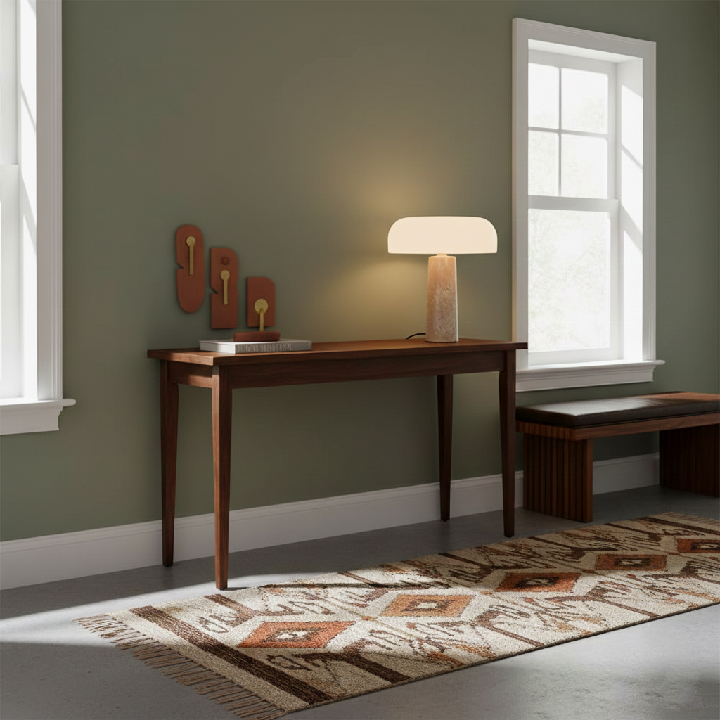 Kine Travertine Table Lamp D52