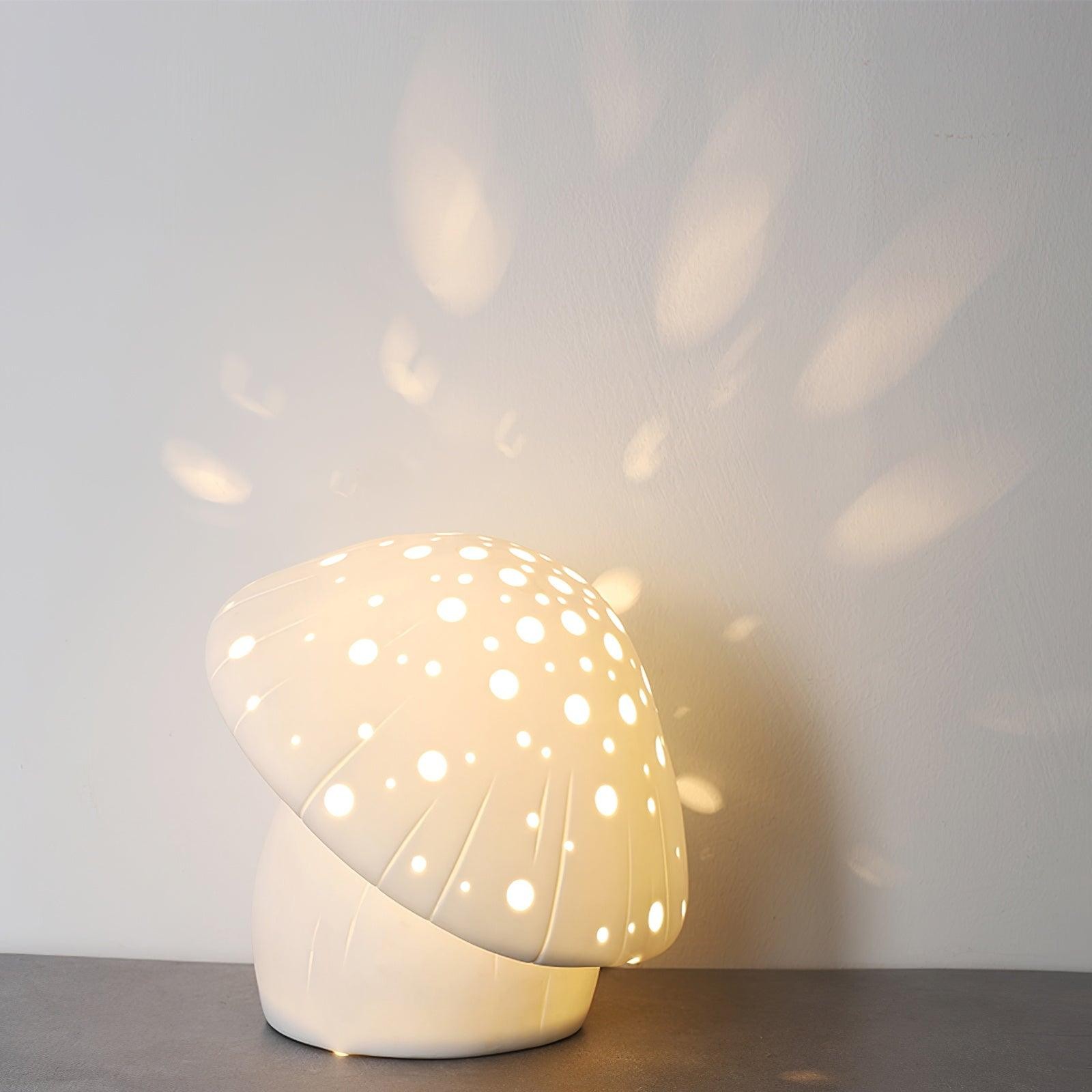 Cartoon Mushroom Skeletonized Table Lamp M468