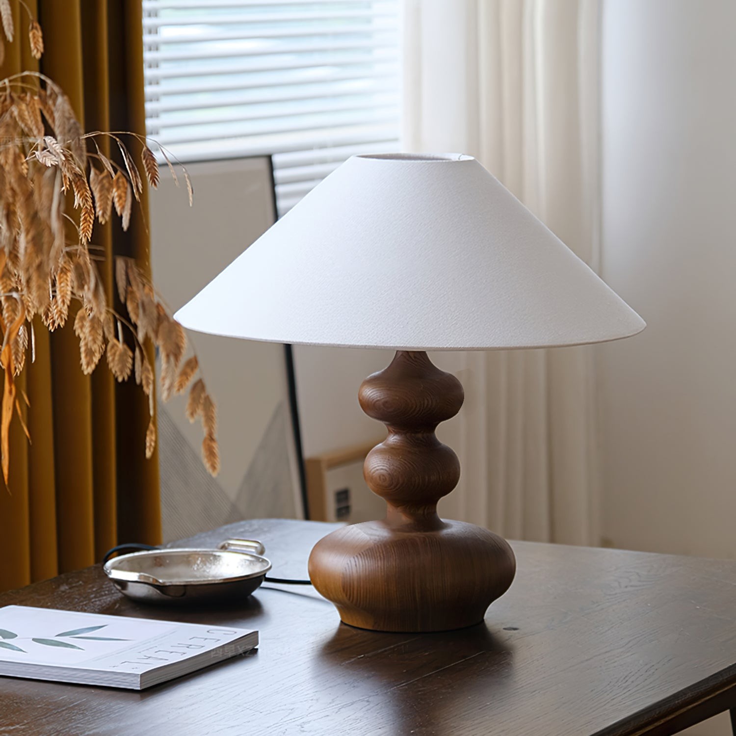 Nordic Retro Solid Wood Table Lamp M161