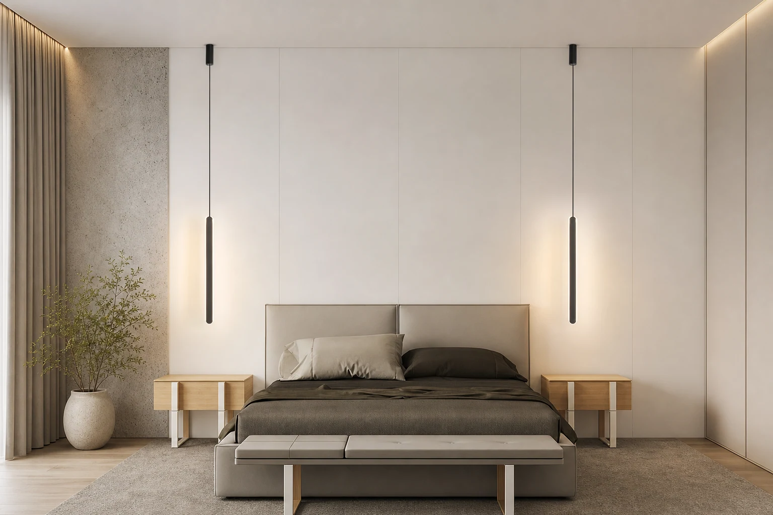 Nordic liniowa, długa lampa wisząca M420 w stylu lifestylowym