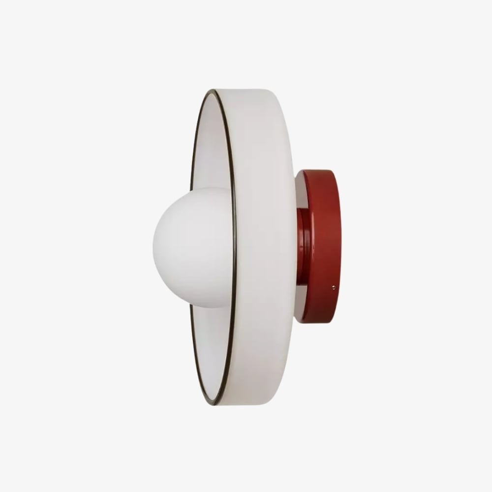 Kalo Wall Ceiling Light - Blown Glass Disc Orb Flush Mount Sconce T662