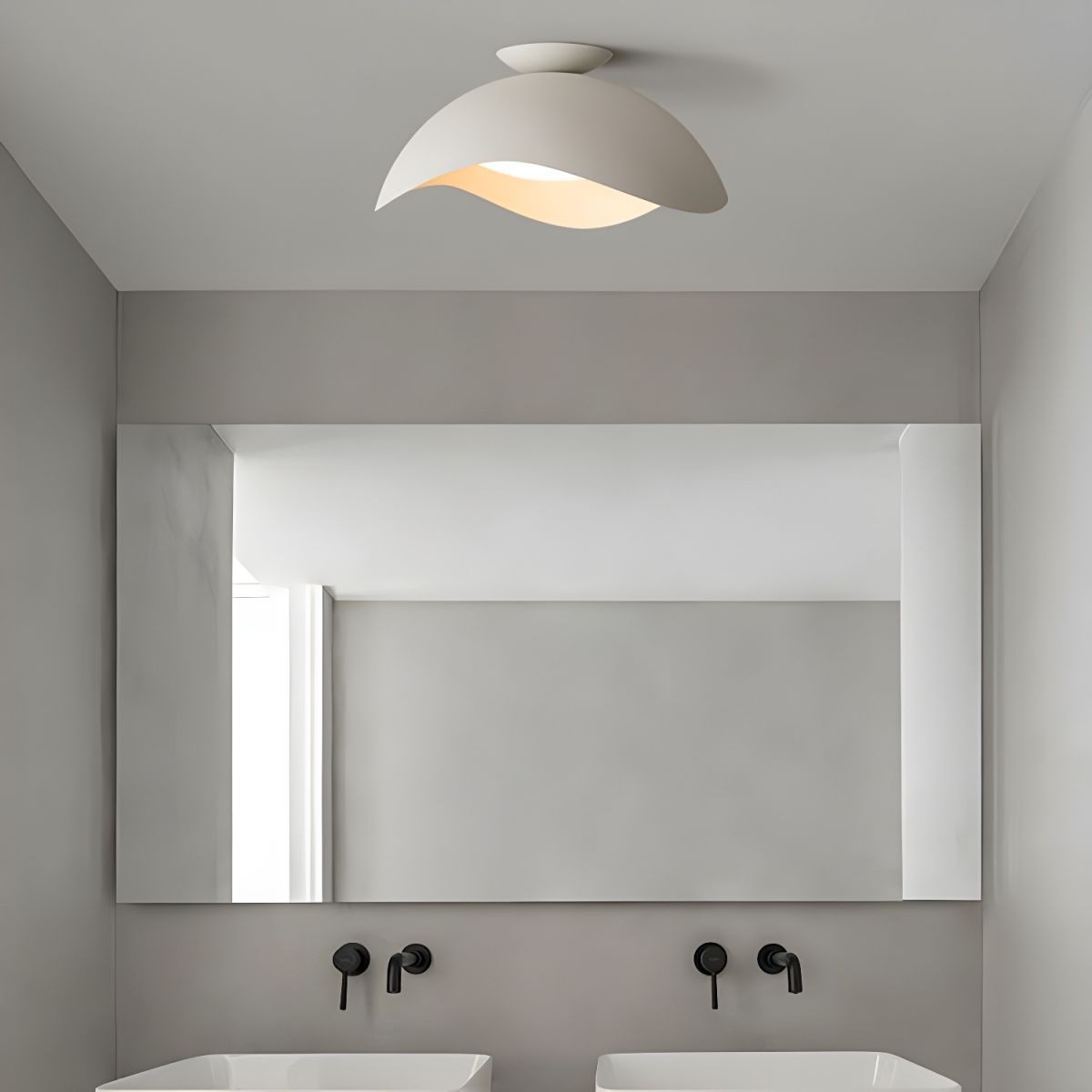 Simple Wave Ceiling Light M23