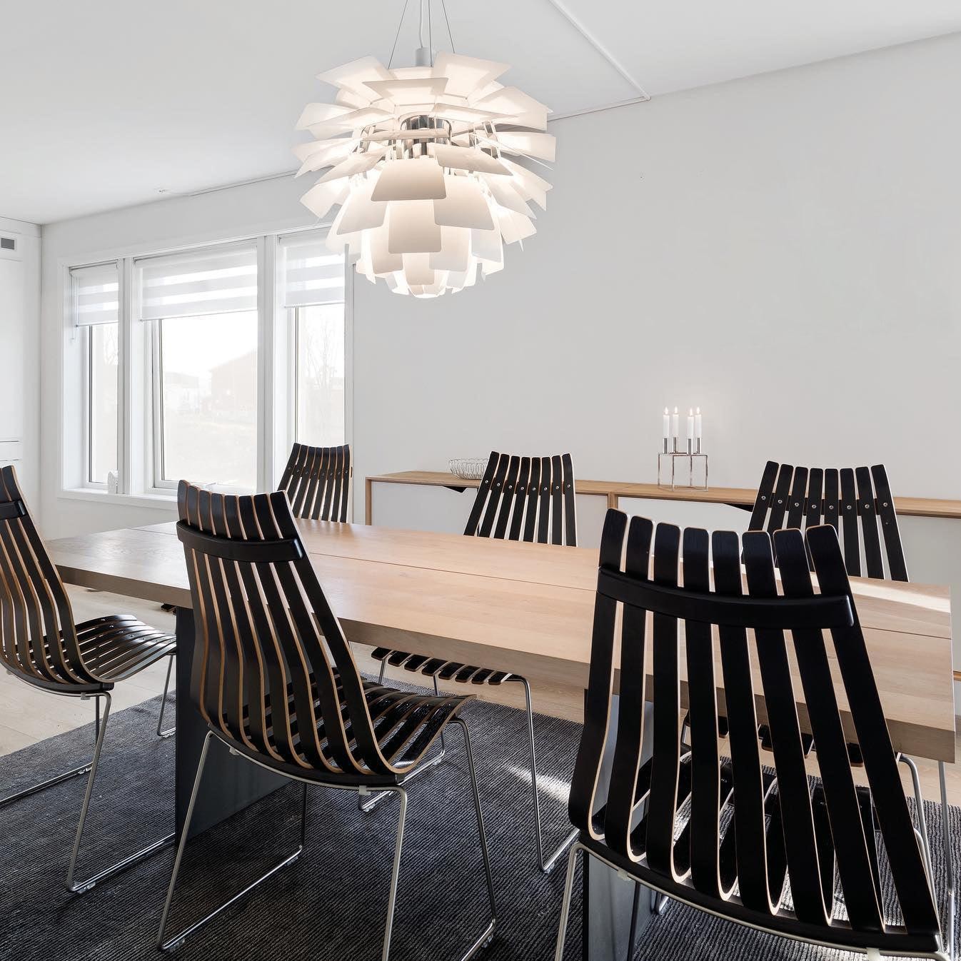 Modern Sculptural Layered Pendant Light