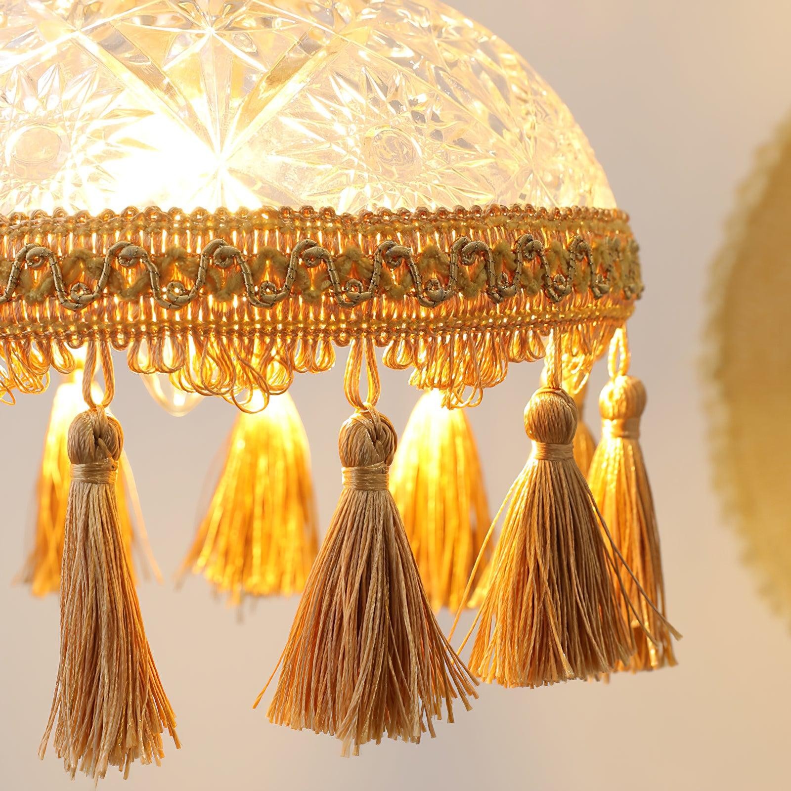 Bowl Tassel Pendant Light M491