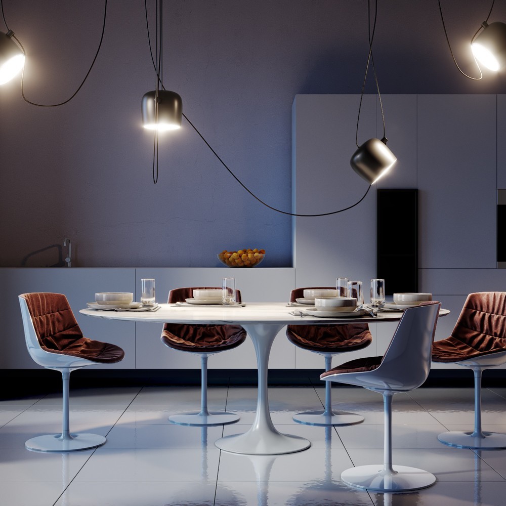 Minimalist Multi-Head Pendant Light Dimmable Version S173